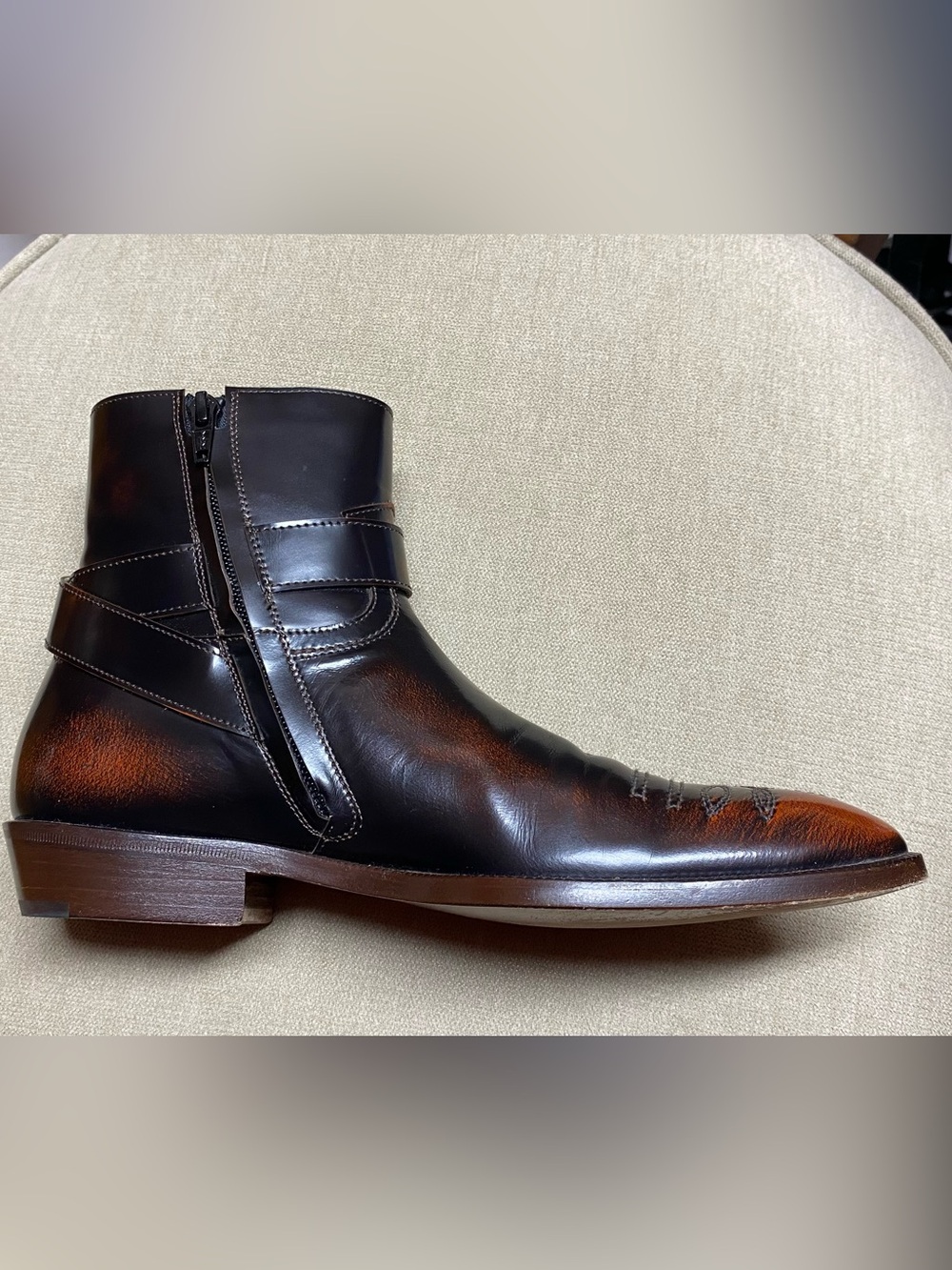 Maison Martin Margiela ITALIAN Sz.38 Ankle Boots Coachella BOHO COTTAGECORE - Picture 6 of 11